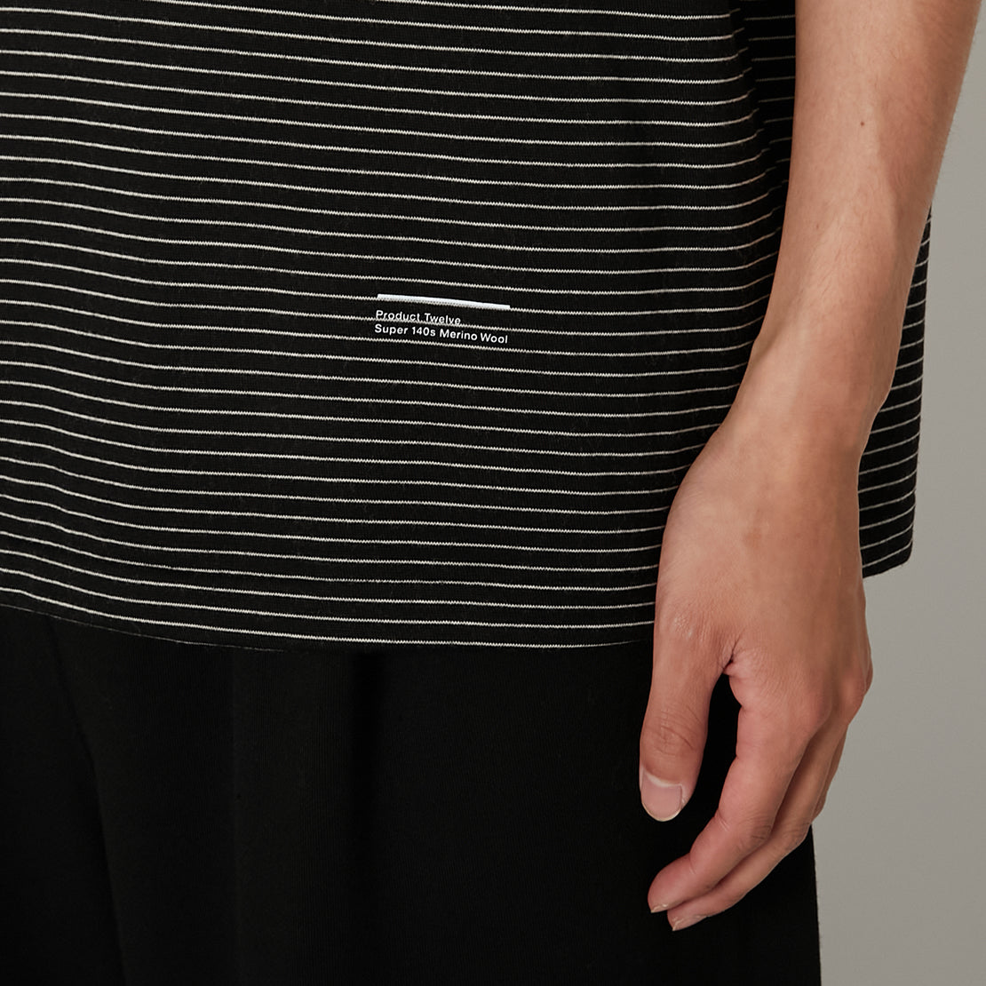 Super 140’s Melino Wool Short Sleeve T-shirt