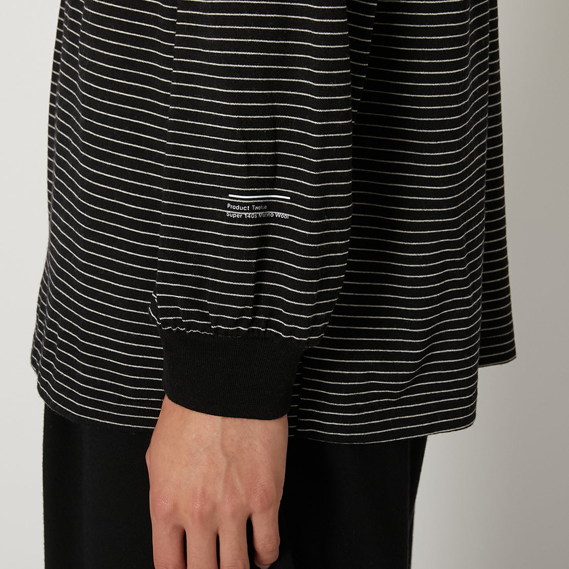 Super 140’s Melino Wool Long Sleeve T-shirt