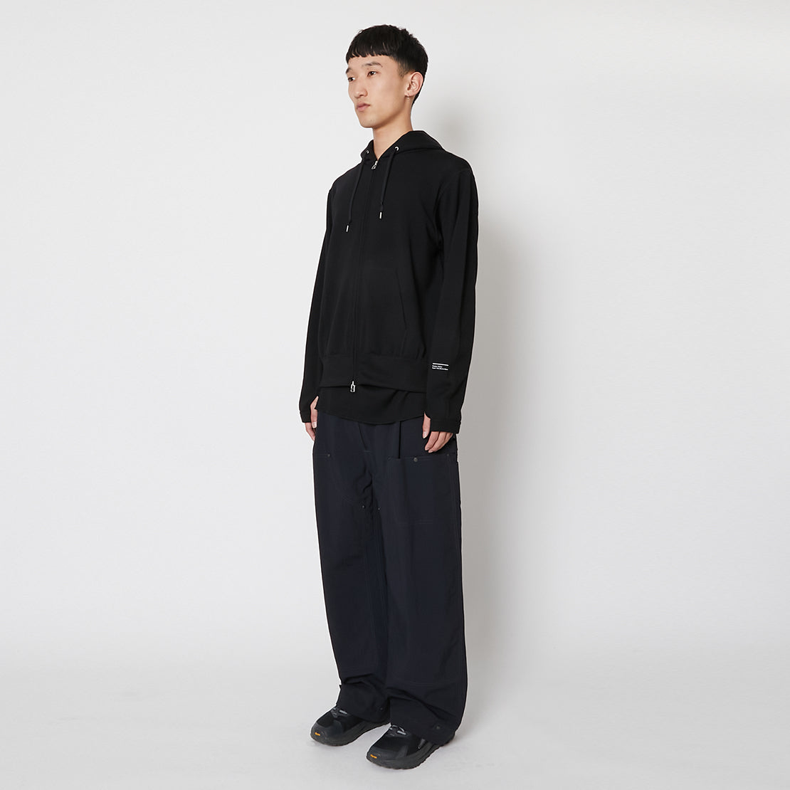Super 140’s/130's Melino Wool Zip Up Parka