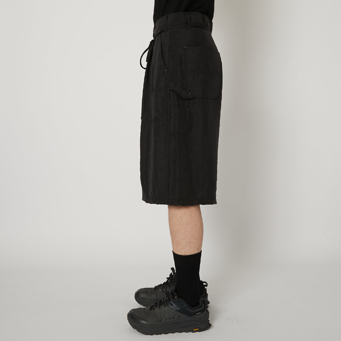 Silk Nylon Short Work Pants