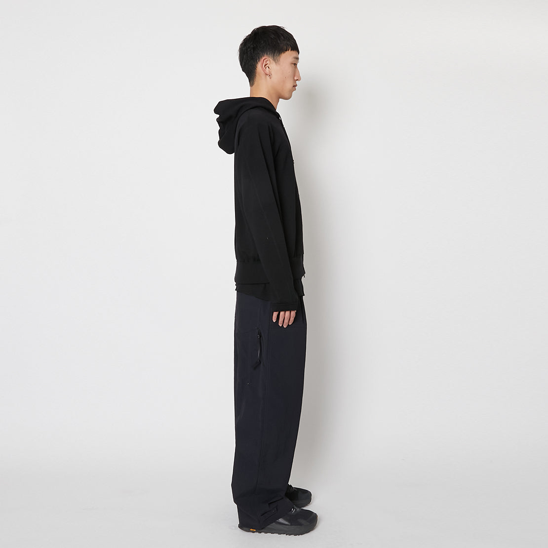 Super 140’s/130's Melino Wool Zip Up Parka