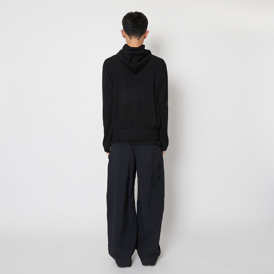 Super 140’s/130's Melino Wool Zip Up Parka