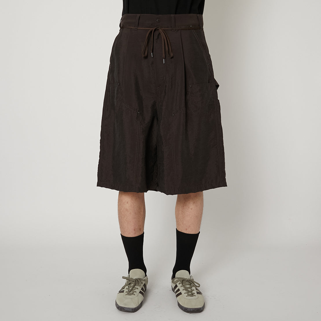 Silk Nylon Short Work Pants