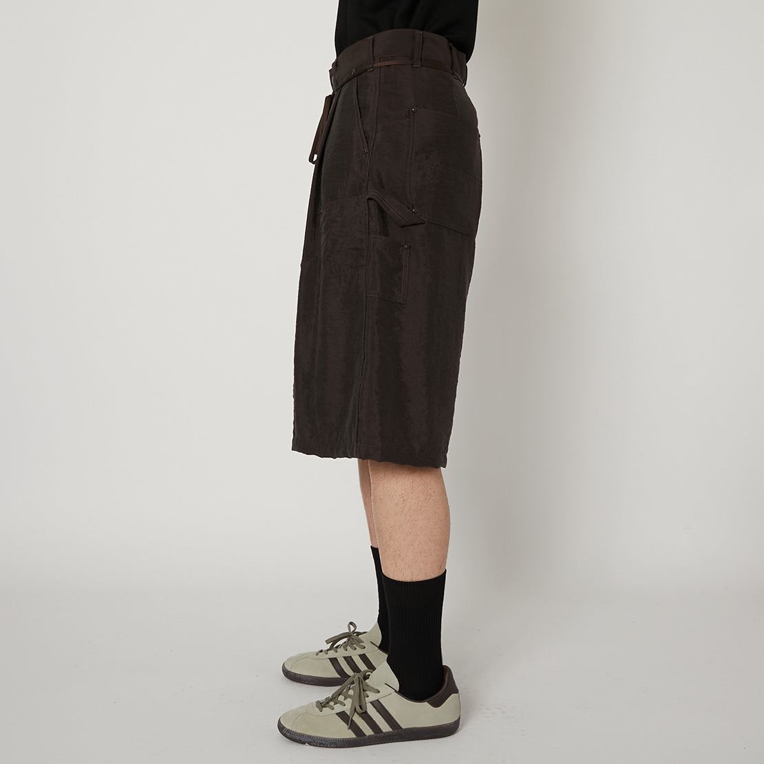 Silk Nylon Short Work Pants