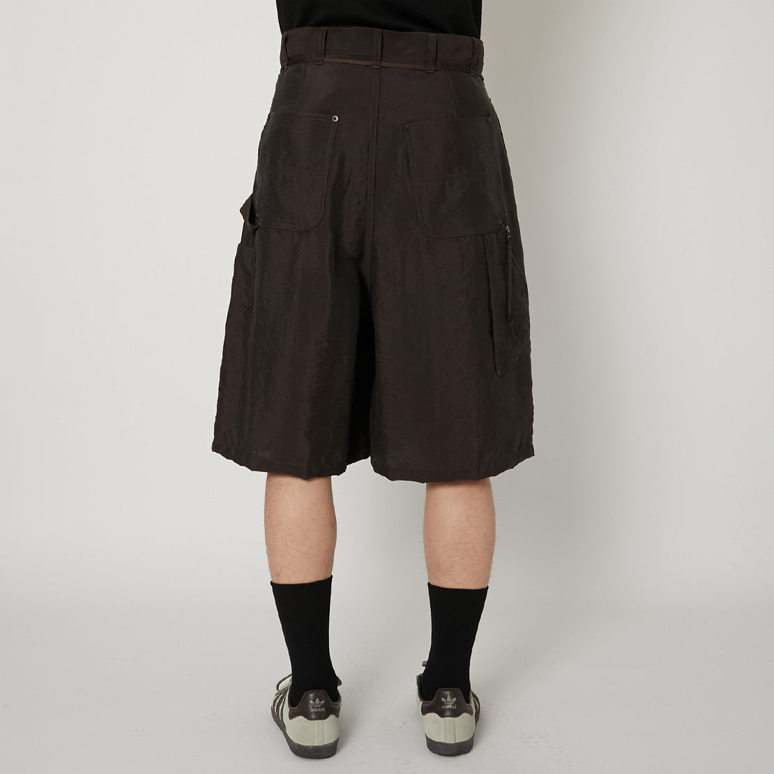 Silk Nylon Short Work Pants