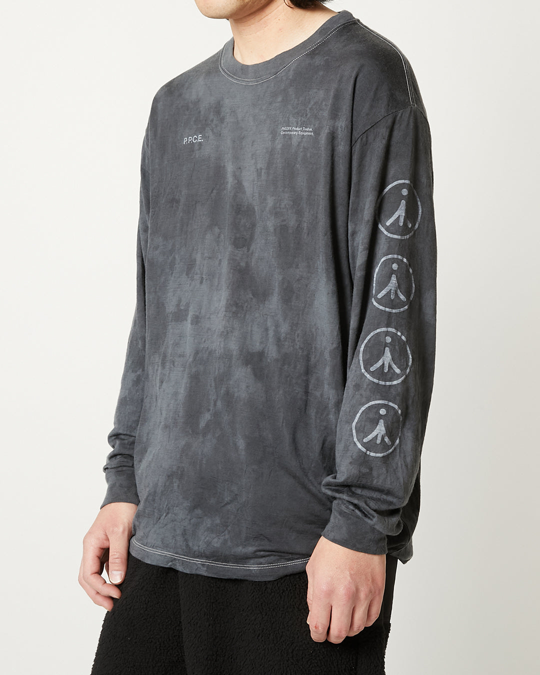 Uneven Dye Wool Long T-shirt – Product Twelve online store