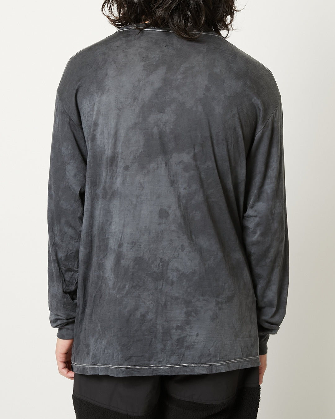 Uneven Dye Wool Long T-shirt – Product Twelve online store