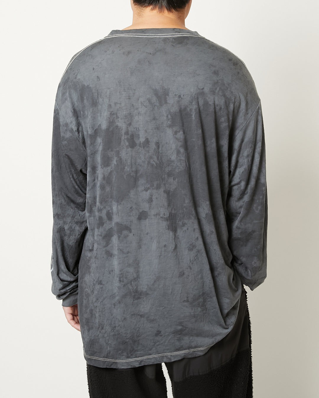 Uneven Dye Wool Long T-shirt – Product Twelve online store