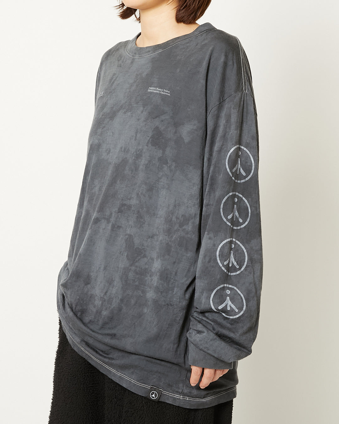 PPCE Uneven Dye Wool Long T-shirt ロンT Uneven Dye Wool Long T-shirt – Product Twelve online store